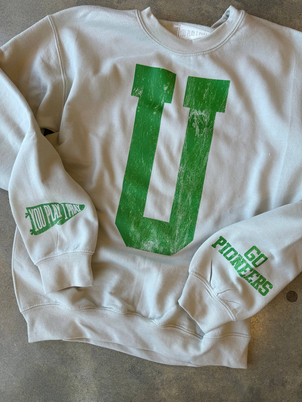 Custom #1 Fan | Gameday Sweatshirt | Graphic Tee: L