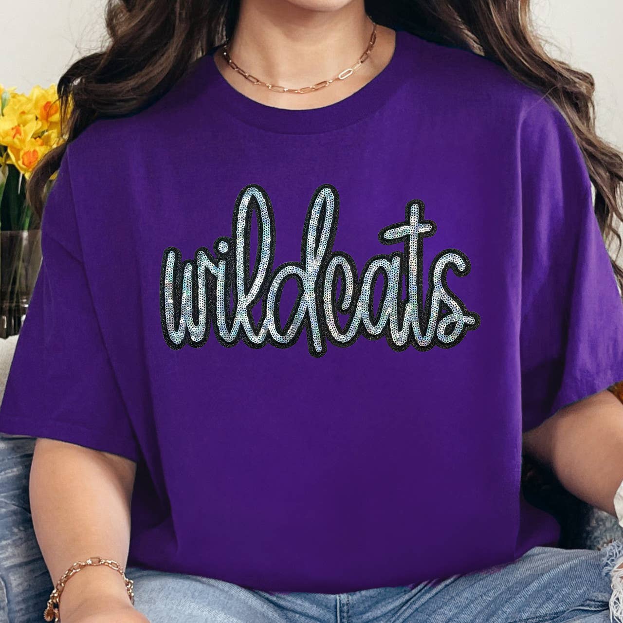 Wildcats Sequin Patch