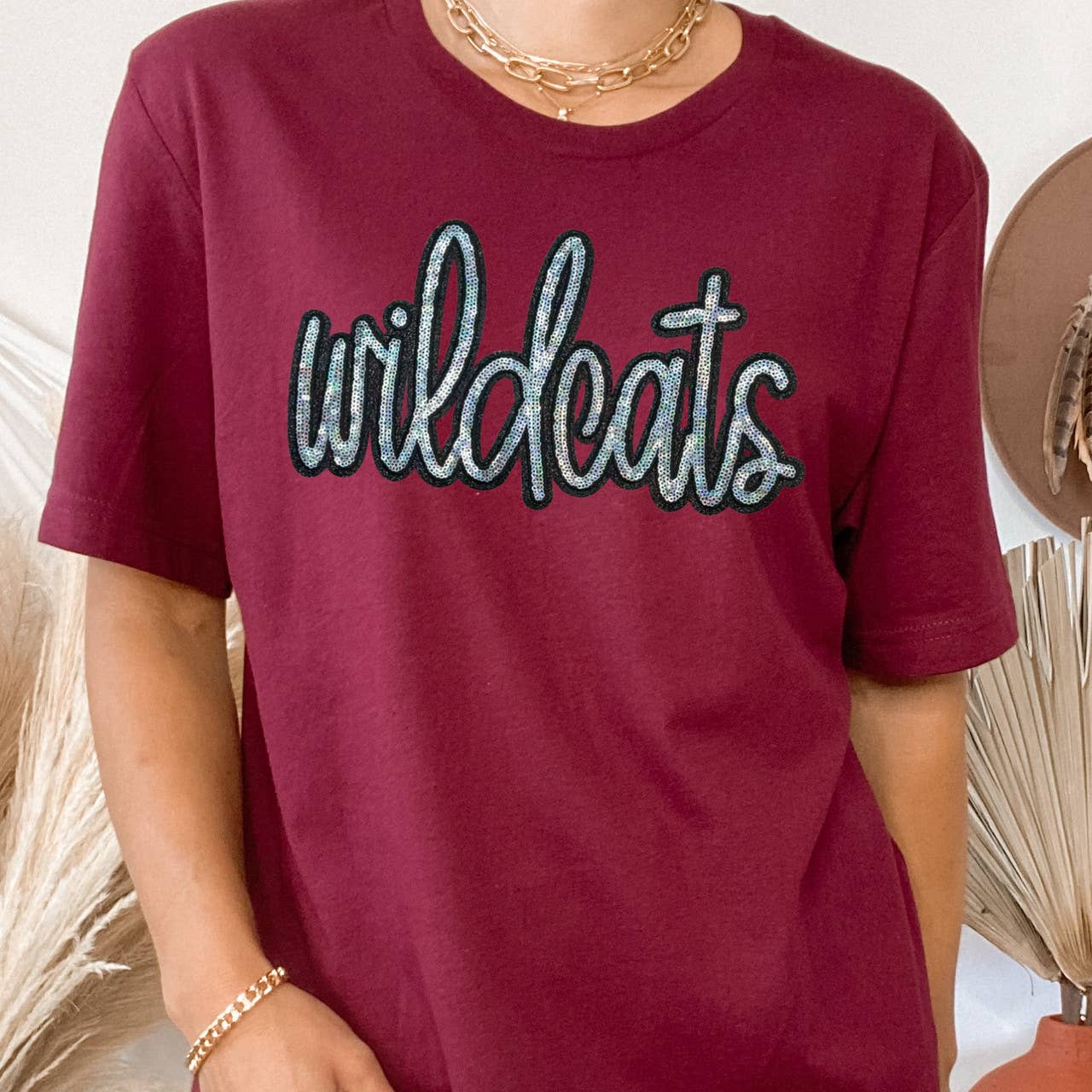 Wildcats Sequin Patch
